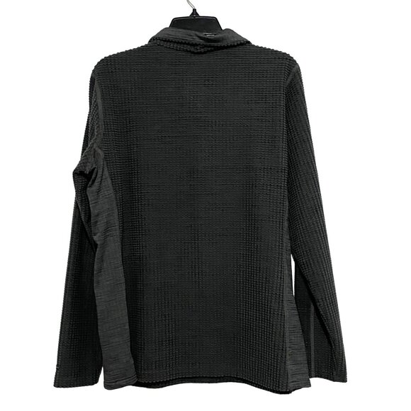 Columbia 1/4 Zip Pullover Jacket XL Gray Textured Athleisure Athletic Activewear - Picture 2 of 6